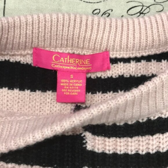 Catherine Catherine Malandrino Striped ColorblocK Sweater - Picture 5 of 5